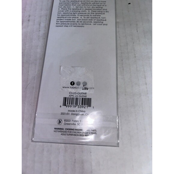 Iron on patch Guitar peace sign rainbow - Picture 6 of 6